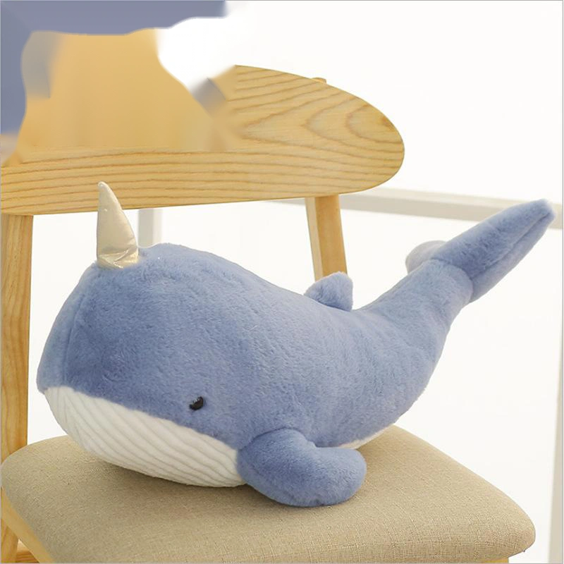Image Coussin Narval Bleu