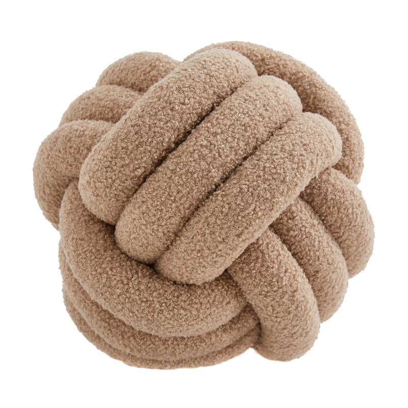 Image Coussin Noeud Beige