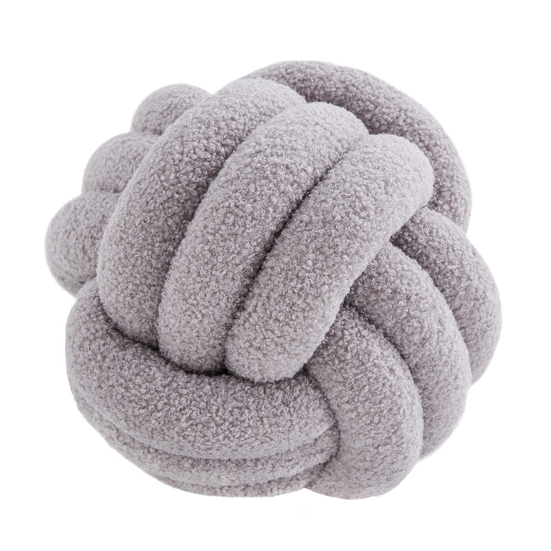 Image Coussin Noeud Gris