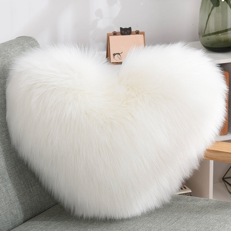 Image Coussin Coeur Blanc