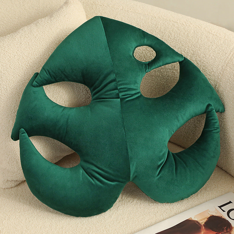 Image Coussin Feuille Verte