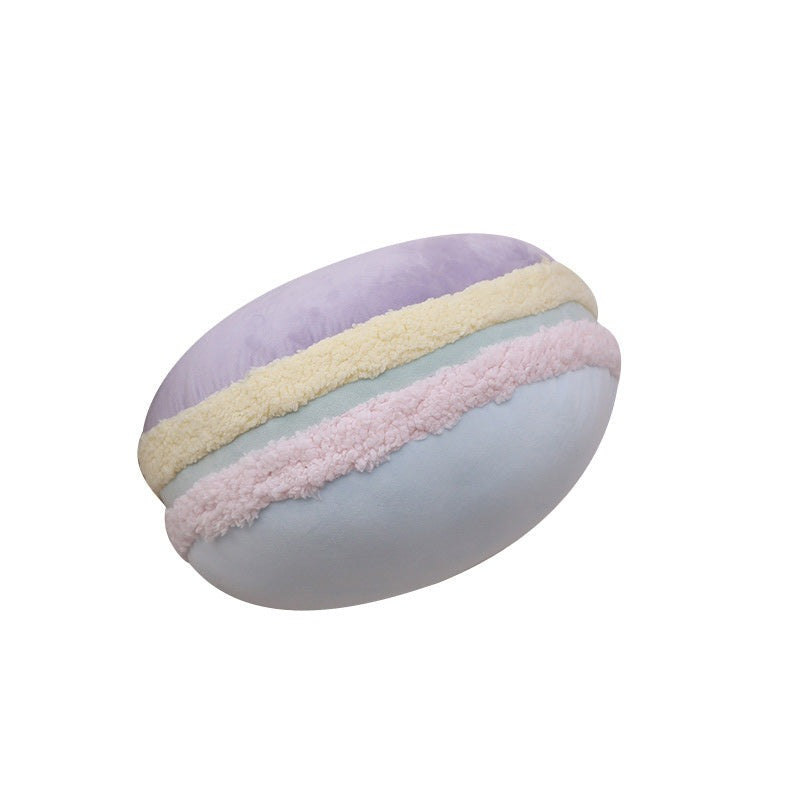 Image Coussin Macaron Bleu Violet