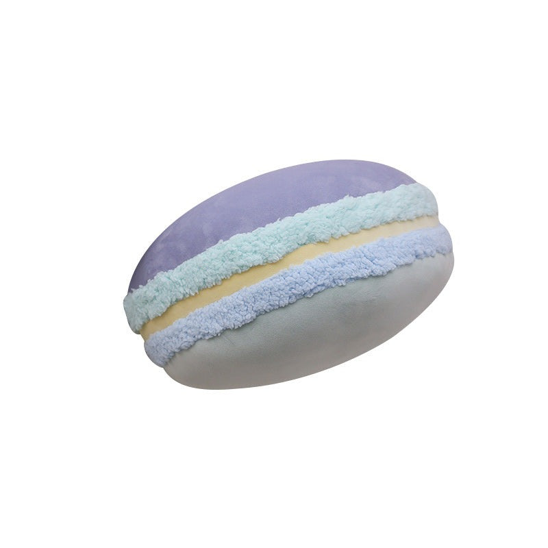 Image Coussin Macaron Violet Vert